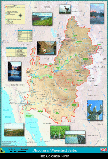 Colorado River Watershed Map